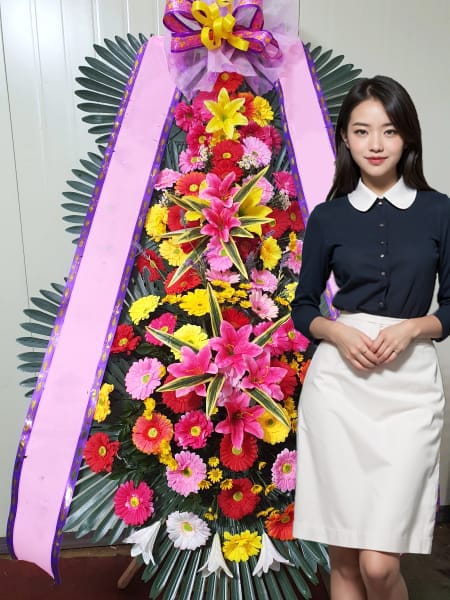 더시그니처클래스 3단화환 기본형